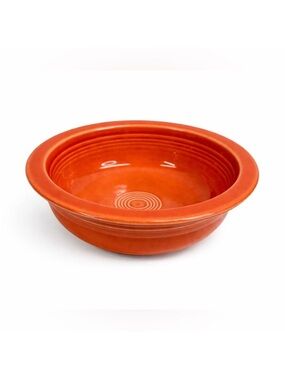 Fiesta Ware 8.5” Vegetable‎ Bowl Round HL Made In USA Fiestaware Orange serving